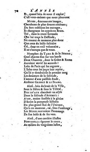 L'annee litteraire ou Suite des lettres sur quelques ecrits de ce temps