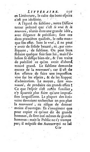 L'annee litteraire ou Suite des lettres sur quelques ecrits de ce temps