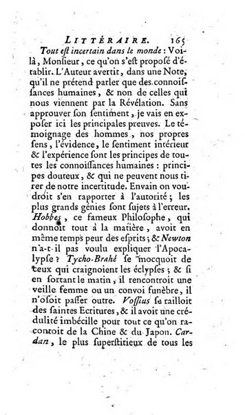 L'annee litteraire ou Suite des lettres sur quelques ecrits de ce temps