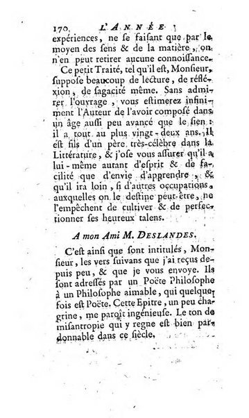 L'annee litteraire ou Suite des lettres sur quelques ecrits de ce temps