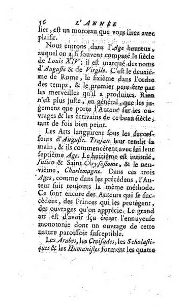 L'annee litteraire ou Suite des lettres sur quelques ecrits de ce temps