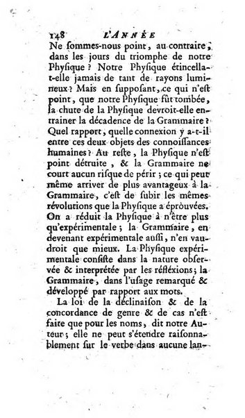 L'annee litteraire ou Suite des lettres sur quelques ecrits de ce temps