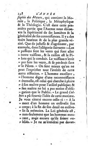 L'annee litteraire ou Suite des lettres sur quelques ecrits de ce temps