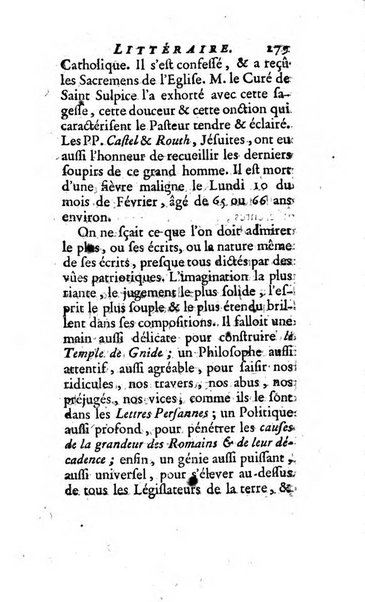 L'annee litteraire ou Suite des lettres sur quelques ecrits de ce temps