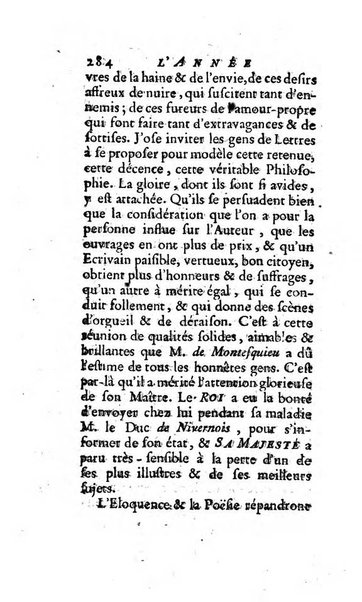 L'annee litteraire ou Suite des lettres sur quelques ecrits de ce temps