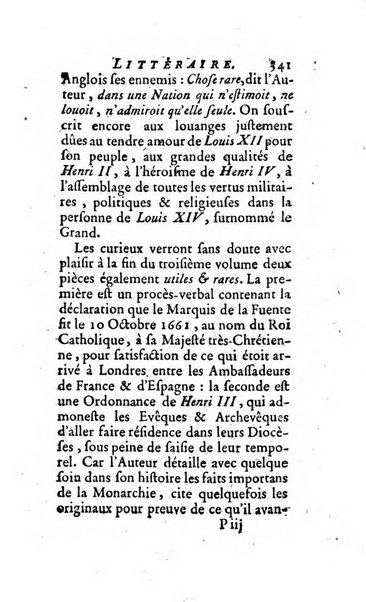 L'annee litteraire ou Suite des lettres sur quelques ecrits de ce temps