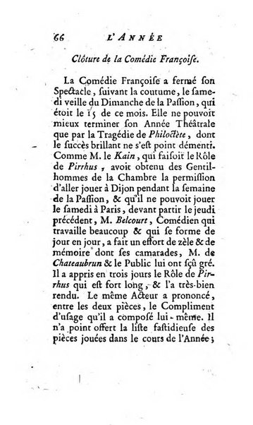 L'annee litteraire ou Suite des lettres sur quelques ecrits de ce temps