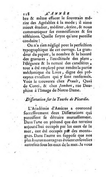 L'annee litteraire ou Suite des lettres sur quelques ecrits de ce temps