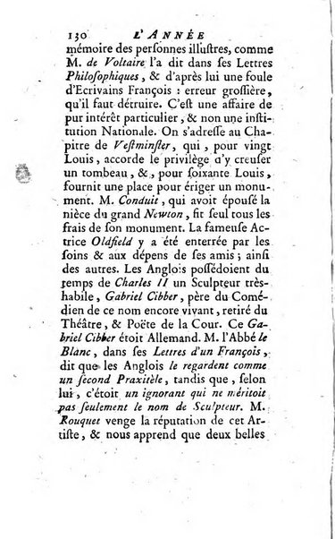 L'annee litteraire ou Suite des lettres sur quelques ecrits de ce temps