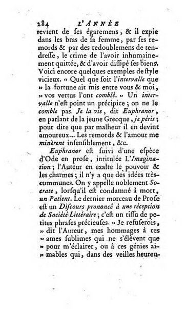 L'annee litteraire ou Suite des lettres sur quelques ecrits de ce temps