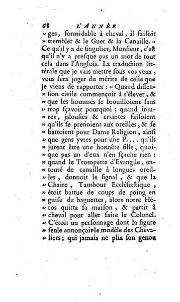 L'annee litteraire ou Suite des lettres sur quelques ecrits de ce temps