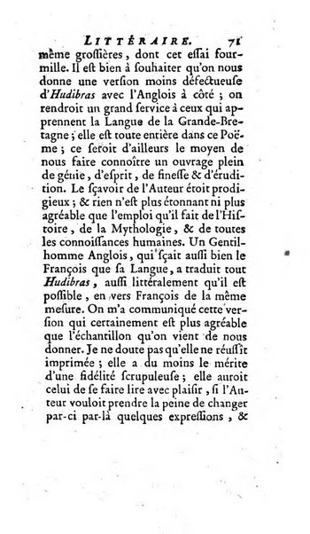 L'annee litteraire ou Suite des lettres sur quelques ecrits de ce temps