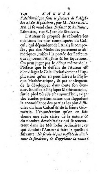 L'annee litteraire ou Suite des lettres sur quelques ecrits de ce temps