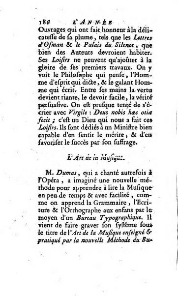 L'annee litteraire ou Suite des lettres sur quelques ecrits de ce temps