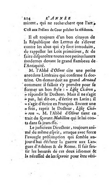 L'annee litteraire ou Suite des lettres sur quelques ecrits de ce temps