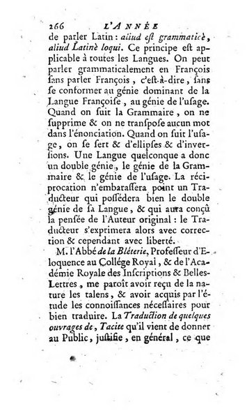 L'annee litteraire ou Suite des lettres sur quelques ecrits de ce temps