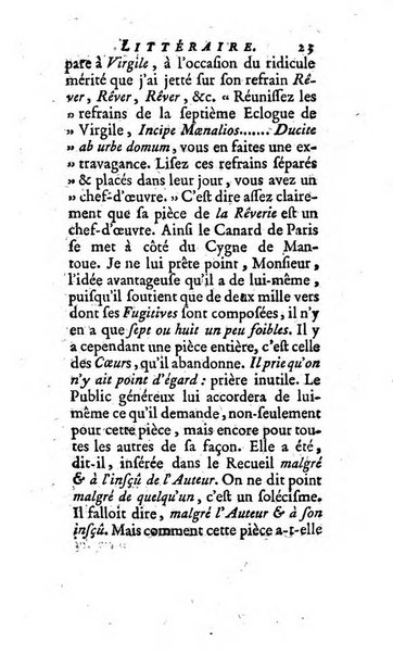 L'annee litteraire ou Suite des lettres sur quelques ecrits de ce temps