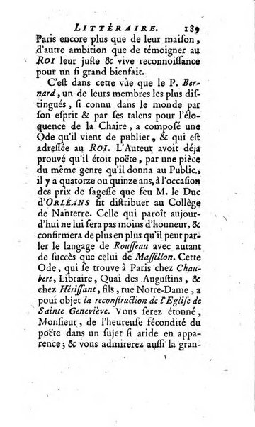 L'annee litteraire ou Suite des lettres sur quelques ecrits de ce temps