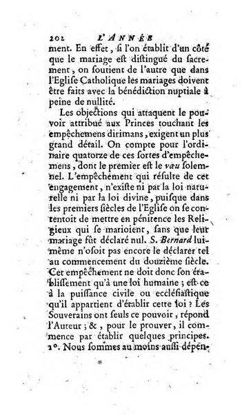 L'annee litteraire ou Suite des lettres sur quelques ecrits de ce temps