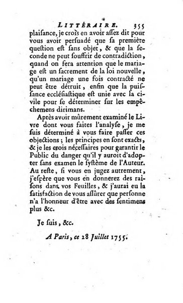 L'annee litteraire ou Suite des lettres sur quelques ecrits de ce temps