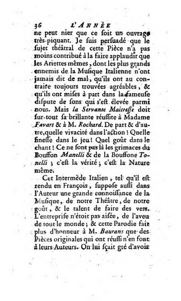 L'annee litteraire ou Suite des lettres sur quelques ecrits de ce temps