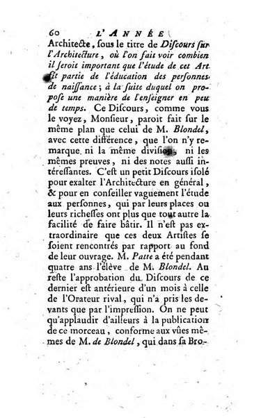 L'annee litteraire ou Suite des lettres sur quelques ecrits de ce temps