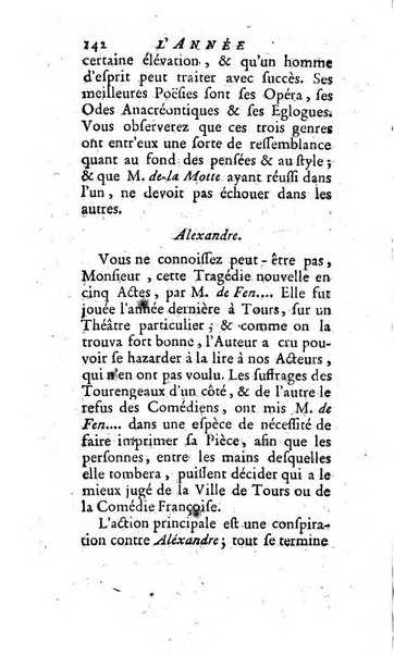 L'annee litteraire ou Suite des lettres sur quelques ecrits de ce temps