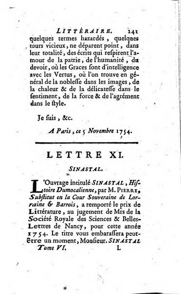 L'annee litteraire ou Suite des lettres sur quelques ecrits de ce temps