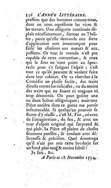 L'annee litteraire ou Suite des lettres sur quelques ecrits de ce temps