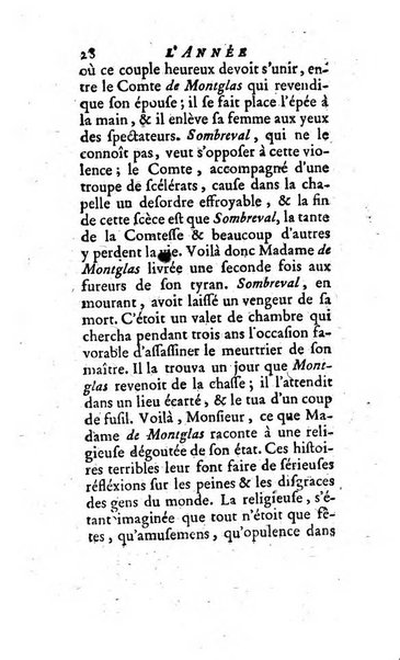 L'annee litteraire ou Suite des lettres sur quelques ecrits de ce temps