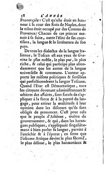 L'annee litteraire ou Suite des lettres sur quelques ecrits de ce temps