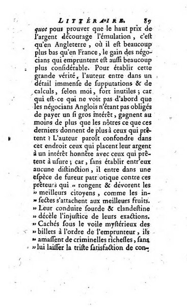 L'annee litteraire ou Suite des lettres sur quelques ecrits de ce temps