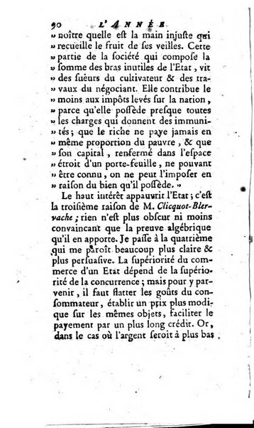 L'annee litteraire ou Suite des lettres sur quelques ecrits de ce temps