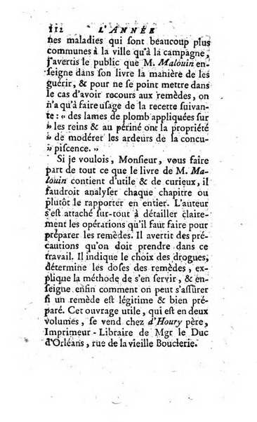 L'annee litteraire ou Suite des lettres sur quelques ecrits de ce temps