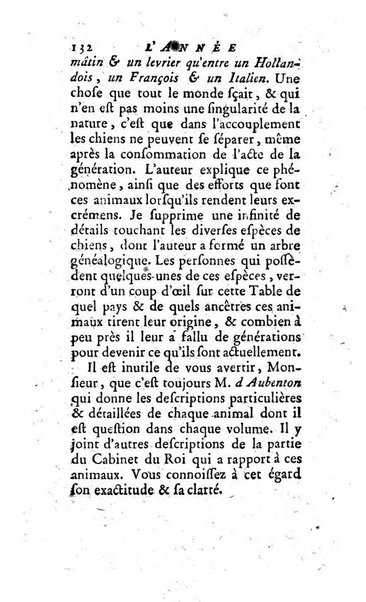 L'annee litteraire ou Suite des lettres sur quelques ecrits de ce temps