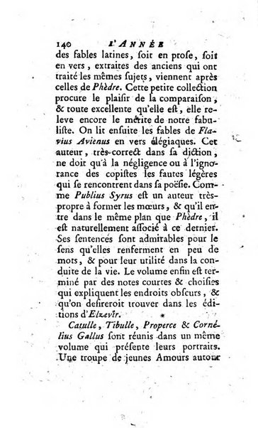 L'annee litteraire ou Suite des lettres sur quelques ecrits de ce temps