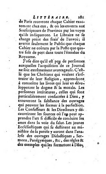 L'annee litteraire ou Suite des lettres sur quelques ecrits de ce temps