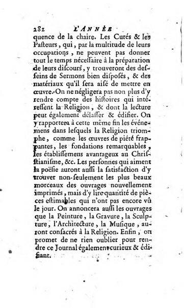 L'annee litteraire ou Suite des lettres sur quelques ecrits de ce temps