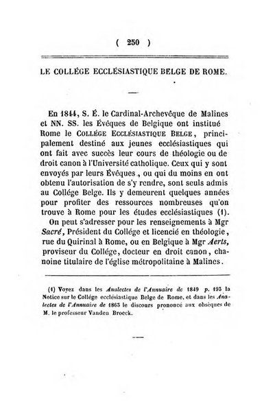 Annuaire de l'Universite Catholique de Louvain