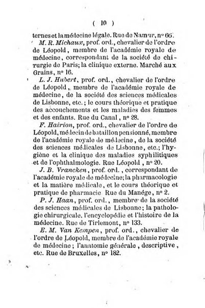 Annuaire de l'Universite Catholique de Louvain