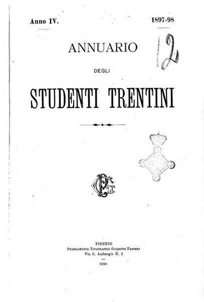 Annuario degli studenti trentini