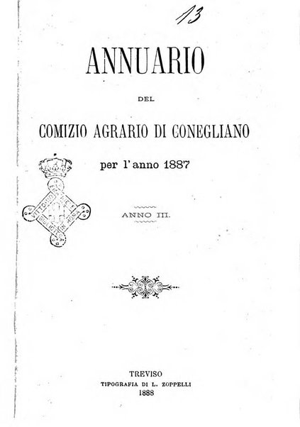 Annuario del Comizio agrario di Conegliano