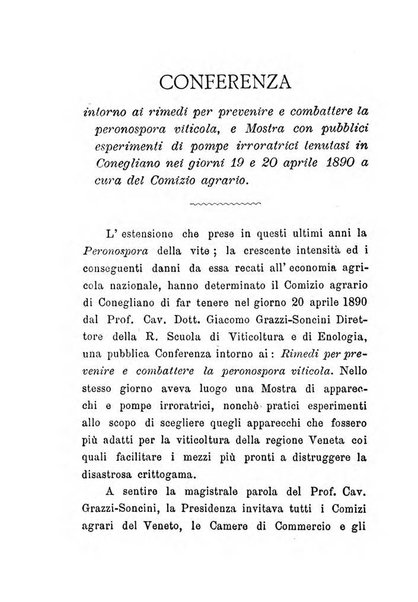 Annuario del Comizio agrario di Conegliano