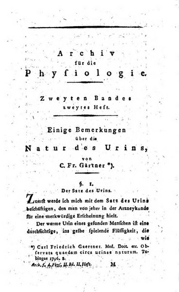 Archiv fur die Physiologie