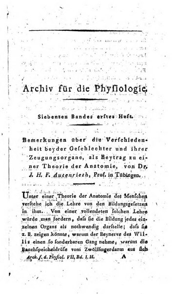 Archiv fur die Physiologie