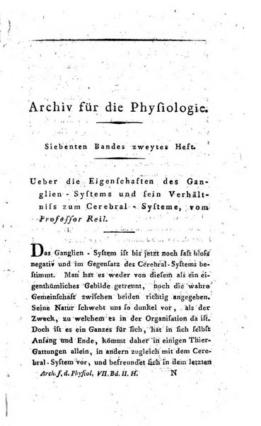 Archiv fur die Physiologie