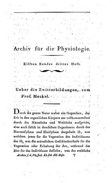 Archiv fur die Physiologie