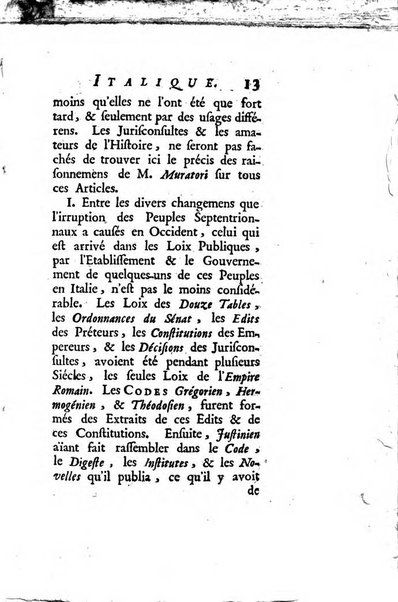 Bibliotheque italique ou histoire litteraire de l'Italie