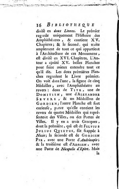 Bibliotheque italique ou histoire litteraire de l'Italie