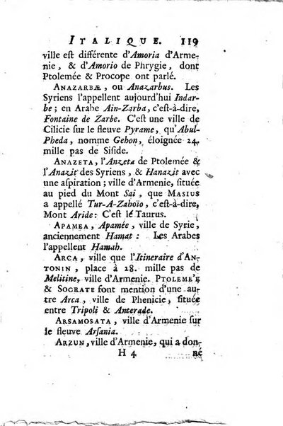 Bibliotheque italique ou histoire litteraire de l'Italie